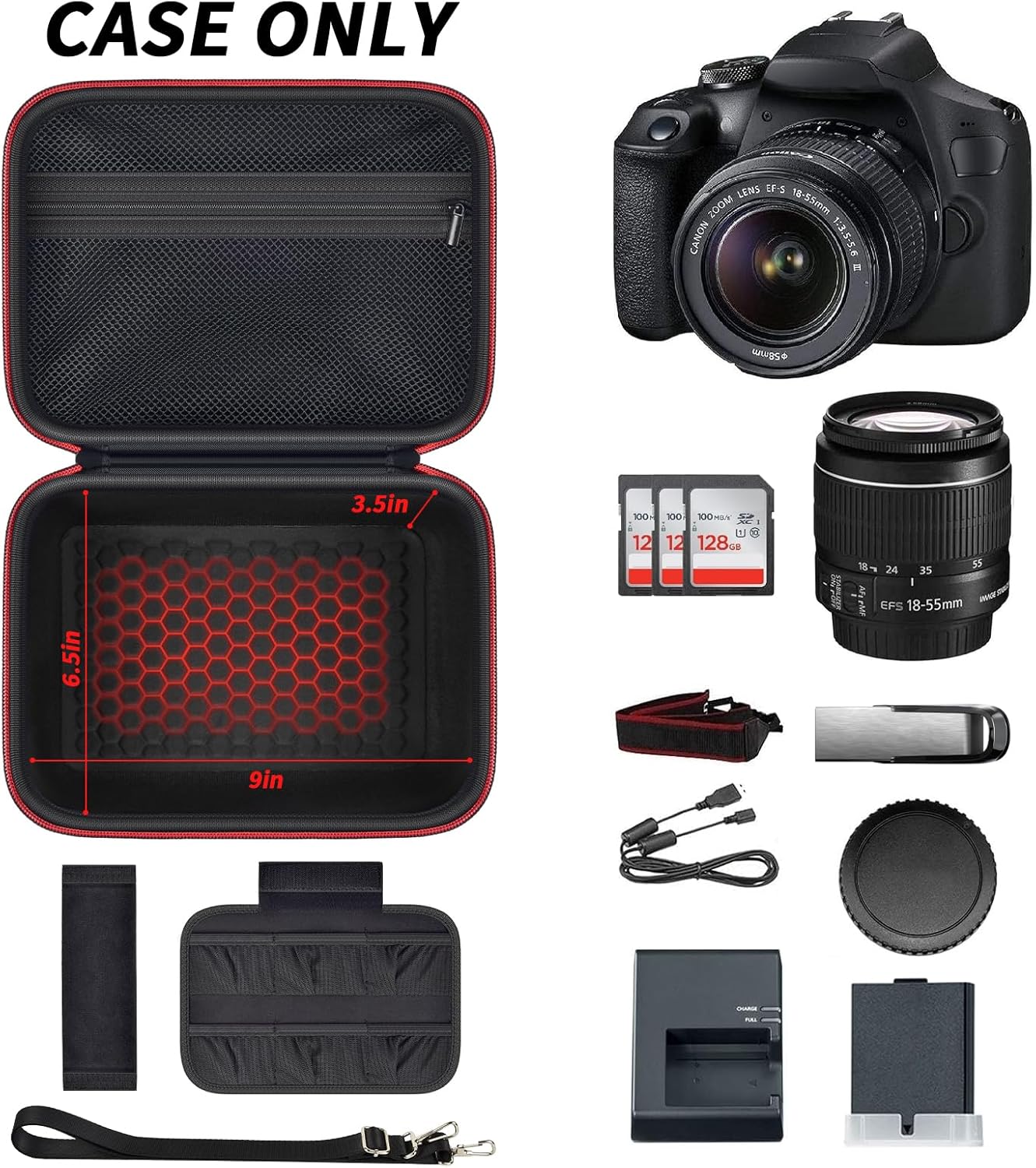 Camera Storage Bag for Canon E - đánh giá và giá Canon Camera Eos R50